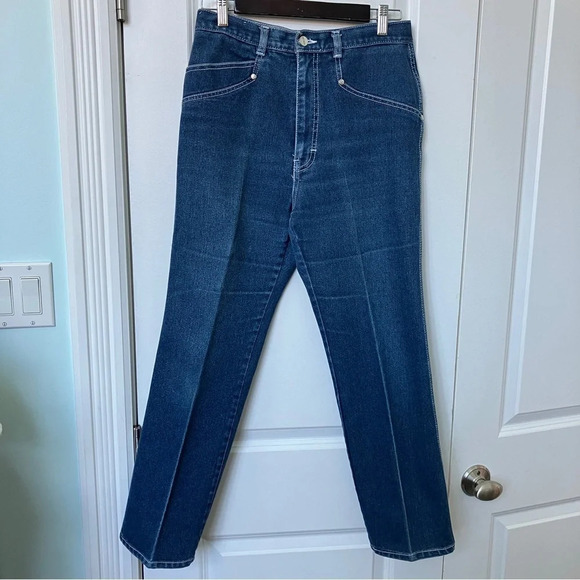 Vintage Rue Royal Blue  High Rise Mom Jeans - Picture 2 of 6